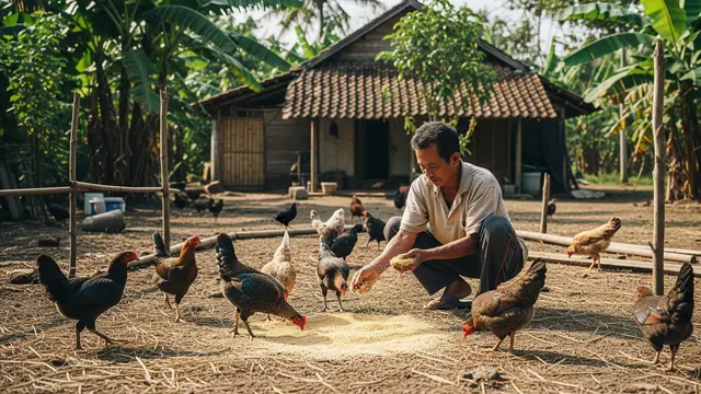 Pakan Ayam Murah dari Bahan Alami Bekatul