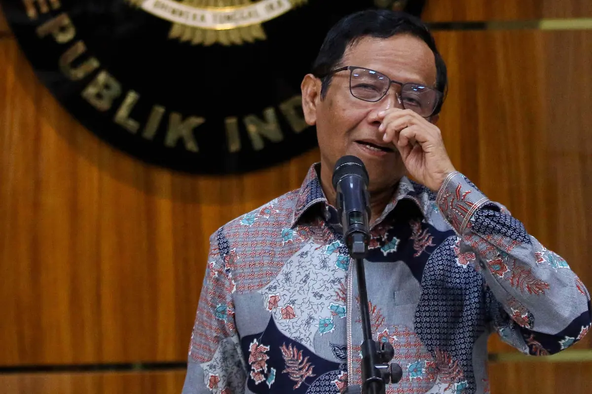 Momen Terakhir Mahfud Md di Kemenko Polhukam
