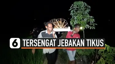 Seorang pria mengalami nasib nahas karena tewas tersengat jebakan tikus yang ia pasang sendiri. Setelah memasang jebakan, korban terpeleset dan terjatuh hingga menginjak kawat jebakan tikus.