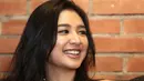 "Emosi apa. Nggak kok, senang-senang saja. Film mau tayang, senang lah," ujar perempuan kelahiran Jakarta 22 tahun silam itu. (Galih W. Satria/Bintang.com)