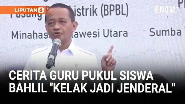 Bahlil Blak-blakan Soal Guru Pukul Siswa: Anak Jadi Tangguh Kelak Jadi Jenderal