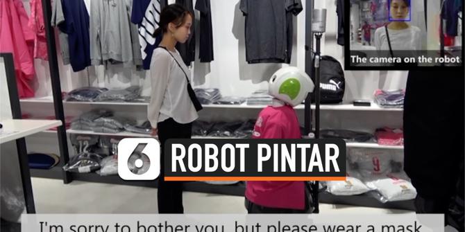 VIDEO: Robot Ini Bisa Mendeteksi Manusia yang Tidak Pakai Masker