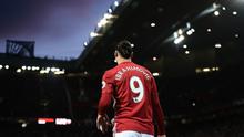 Striker Manchester United asal Swedia, Zlatan Ibrahimovic. (AFP/Oli Scarff)
