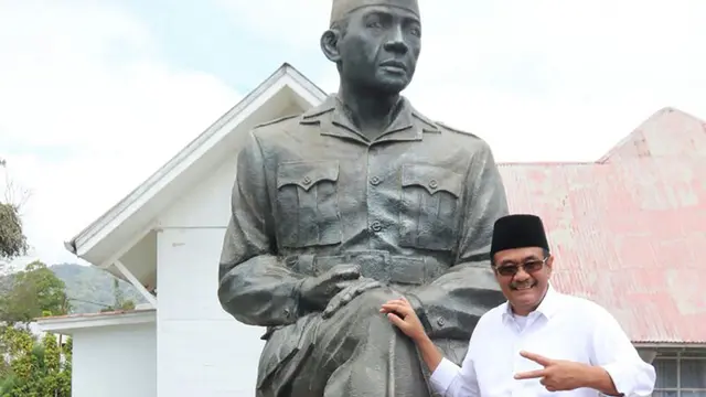 Cagub Djarot Saiful Hidayat mengunjungi lokasi pengasingan Bung Karno