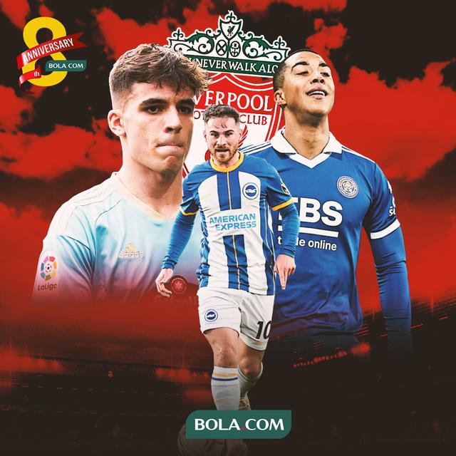 Liverpool - Youri Tielemans, Alexis Mac Allister dan Gabri Veiga