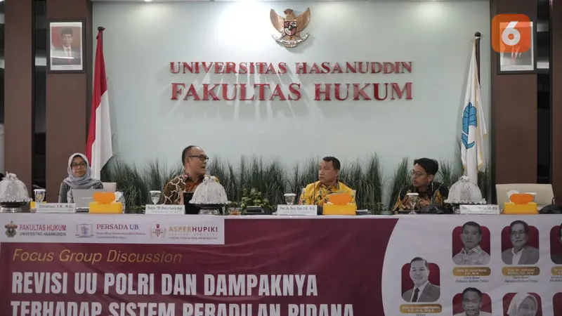 Fakultas Hukum Unhas Makassar gelar FGD membahas revisi UU Polri