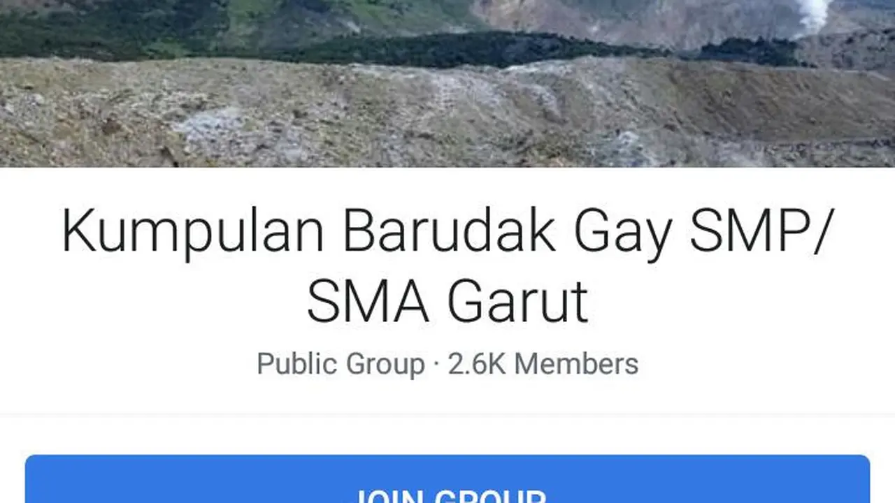 Medos facebook anggota gay SMP-SMA di Garut
