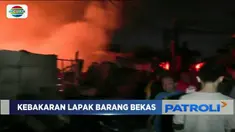 Banyaknya bahan-bahan yang mudah terbakar membuat api dengan cepat membesar dan merambat hingga ke bangunan semi permanen di sekitarnya.