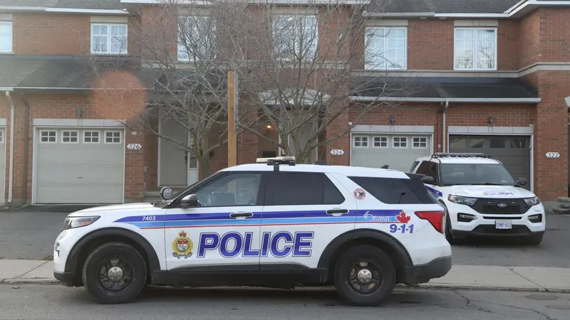 Lokasi penusukan di sebuah rumah di Ottawa Kanada. (AP)