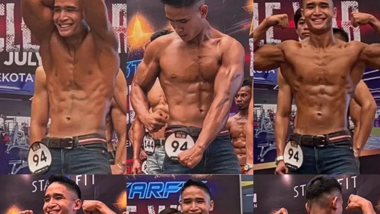 Vitto Andhika Putra Berjaya di Muscle War 2022