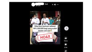 Cek Fakta Liputan6.com telah mendapati sejumlah hoaks pemberian bantuan