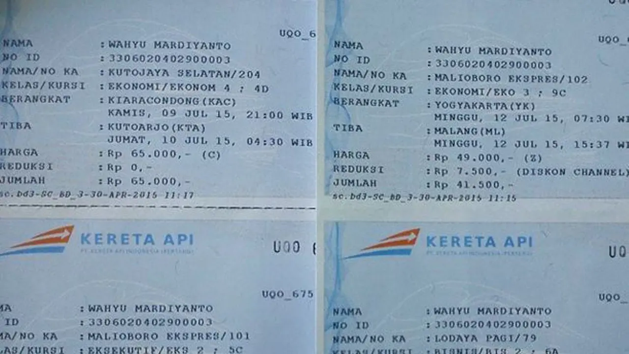 Kebahagiaan Mereka yang Berhasil Dapet Tiket Kereta Api Lebaran