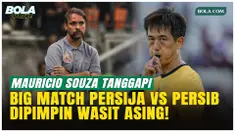 Pelatih Persija Jakarta Mauricio Souza menyoroti peran VAR jelang laga Persib vs Persija pekan ke-17 BRI Super League 2025/2026 di Stadion GBLA, Minggu (11/1/2026), meski laga dipimpin wasit elite asal Korea Selatan.