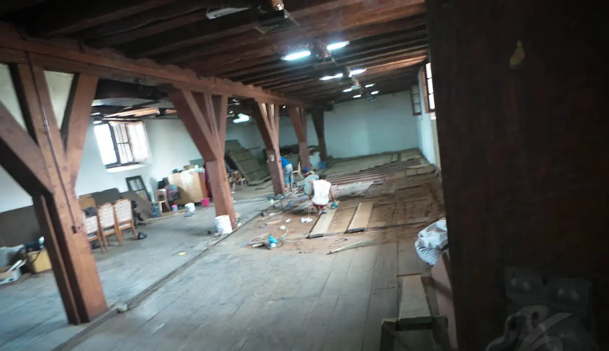 Revitalisasi ini dilakukan untuk memperbaiki sekaligus menambah fasilitas museum sehingga lebih menarik bagi pengunjung, Jakarta, (9/9/14). (Liputan6.com/Faizal Fanani)