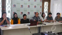 Suasana konferensi pers yang digelar Migrant Care terkait eksekusi mati Siti Zaenab oleh Arab Saudi, Jakarta, Kamis (16/4/2015). (Liputan6.com/Herman Zakharia)