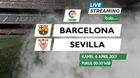 La Liga_Barcelona Vs Sevilla (Bola.com/Adreanus Titus)