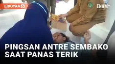 Antre Sembako Murah Saat Panas Terik, Sejumlah Warga di Gorontalo Pingsan
