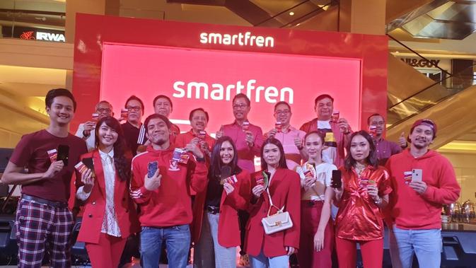 Seleb Tanah Air datang ke pameran Smartfren untuk upgrade eSIM secara gratis/Gilar Ramdhani.