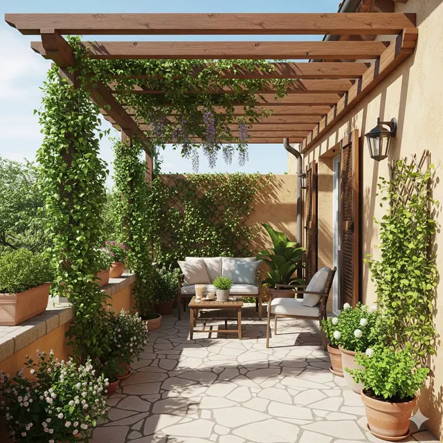 Inspirasi Teras Rumah Mungil Cocok untuk Iklim Panas. Gemini