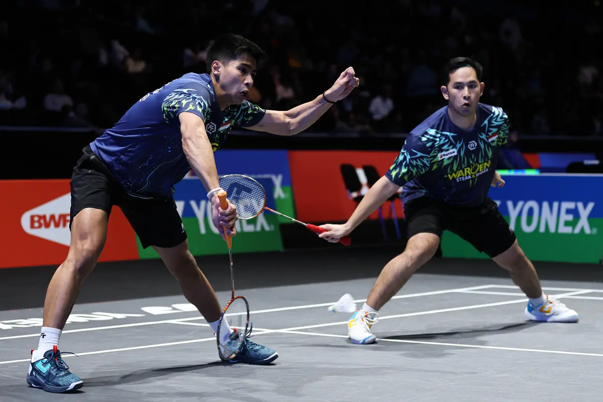 Sabar Karyaman Gutama/Moh Reza Pahlevi Isfahani - All England 2025 - Bulu Tangkis