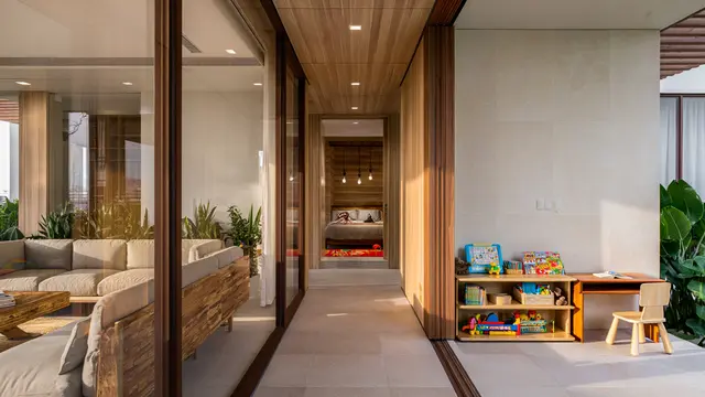 Denah Linear dengan Fungsi Terpisah