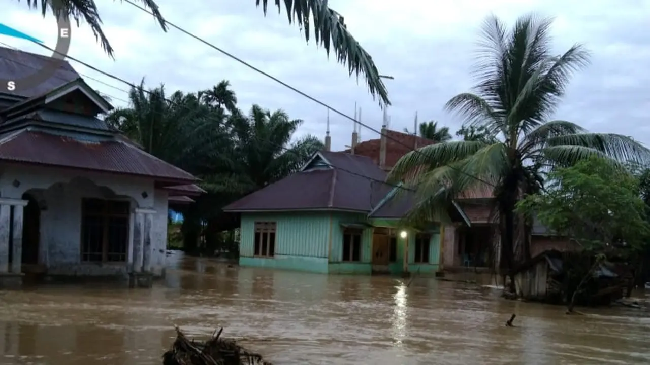 Banjir di Pesisir selatan, 18 Mei 2021. (Liputan6.com/ ist)