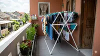 Cara Membuat Jemuran Lipat dari Pipa PVC untuk Rumah Kecil, Solusi Praktis
