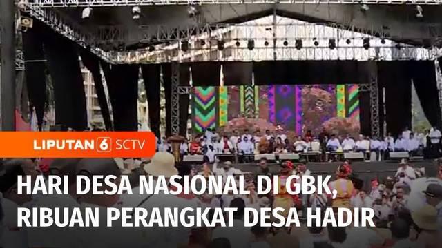 Ribuan kepala desa dan perangkat desa datang ke Parkir Timur GBK Senayan Jakarta, pada Minggu siang, memperingati Hari Desa Nasional. Pada acara itu, perwakilan dari tiga organisasi desa, menuntut agar 10 persen Anggaran Pendapatan dan Belanja Negara...