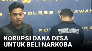 Mantan Kades Korupsi 200 Juta Buat Beli Narkoba