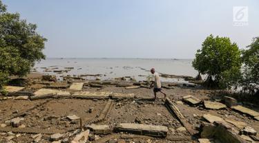 Kampung Muarajaya yang Hilang Ditelan Abrasi