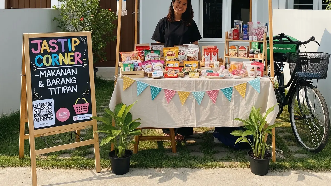 Usaha Depan Rumah Type 36 Modal Kecil (Image by Gemini AI)