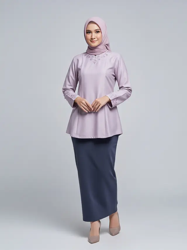 Padu Padan Baju Kurung dengan Bawahan untuk Tampil Stylish Model Rok Span