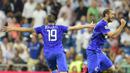 Giorgio Chiellini dan Leonardo Bonucci - Duet lini belakang ini merupakan salah satu yang fenomenal di dunia. Mereka mampu membentuk benteng kokoh baik di Juventus dan Timnas Italia. Terbaru mereka membawa Italia menjuarai Piala Eropa 2020. (AFP/Gerard Julien)