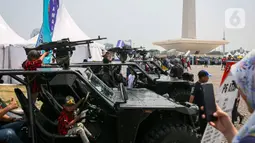 Pameran ini dilaksanakan dalam rangka menyambut hari ulang tahun (HUT) ke-78 TNI yang jatuh pada Rabu, 5 Oktober 2023 mendatang. (Liputan6.com/Faizal Fanani)