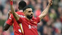Selebrasi pemain Liverpool saat comeback melawan Southampton di Liga Inggris 2024/2025 (AFP)