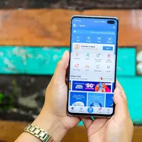 Ilustrasi antarmuka dompet digital DANA. (Ist.)