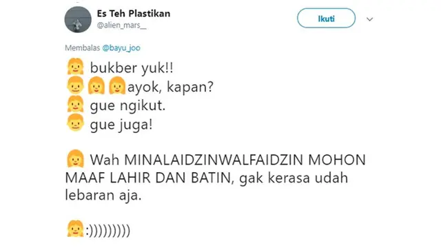 Cuitan kocak (Sumber: Twitter/alien_mars__)