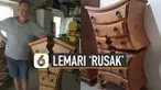 Jika melihat sekilas lemari rusak ini, mungkin anda berpikir sudah tidak bisa dipakai. Tapi siapa sangka, lemari yang tampak rusak masih ternyata berfungsi sebagaimana mestinya.
