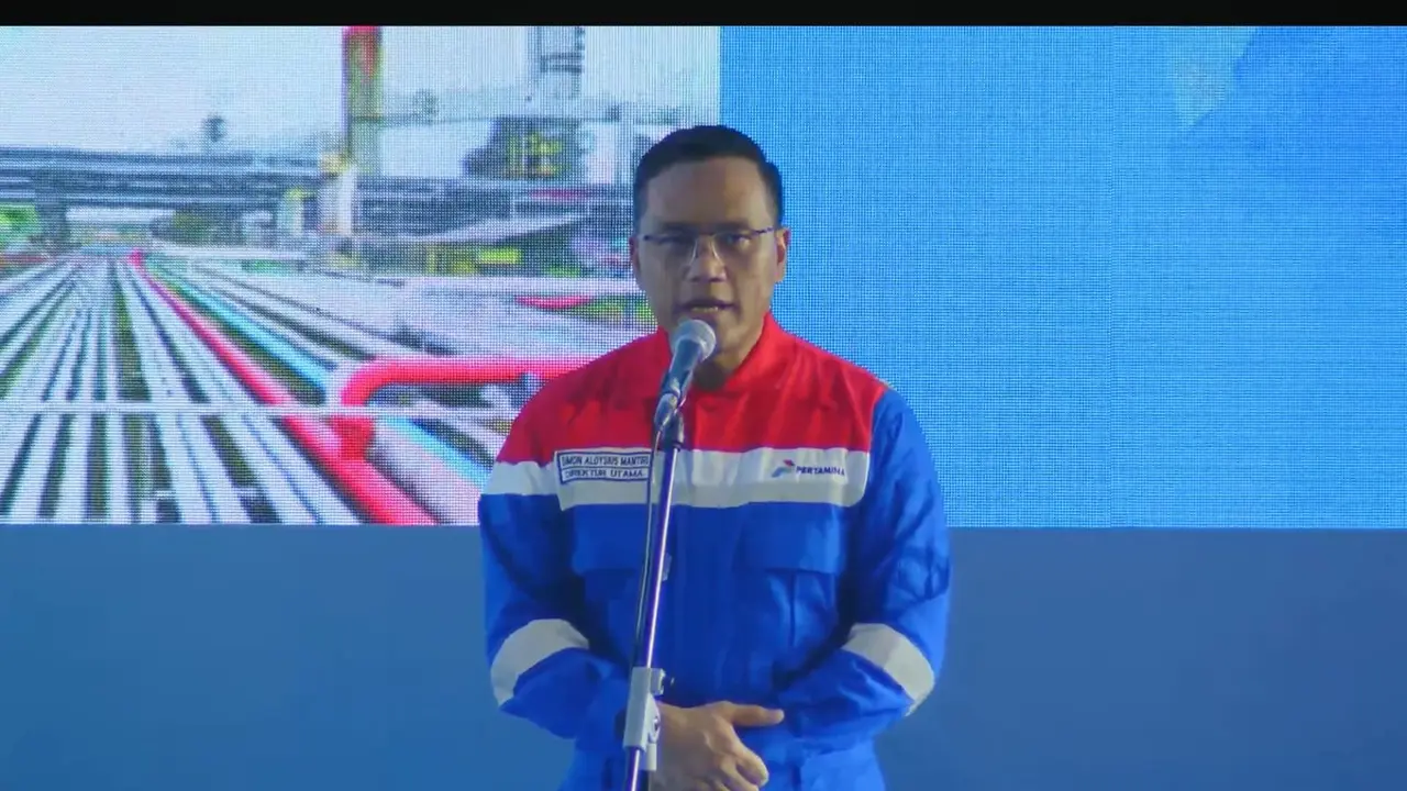 Direktur Utama Pertamina Simon Aloysius Mantiri