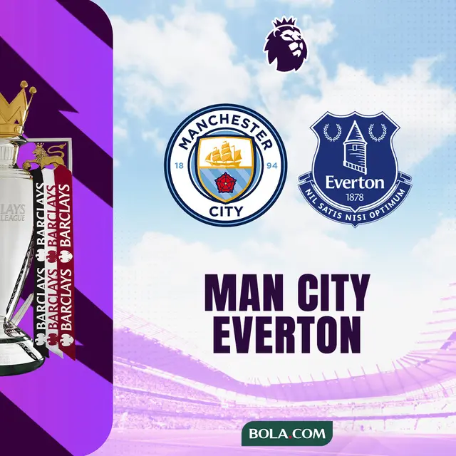 Liga Inggris - Man City Vs Everton