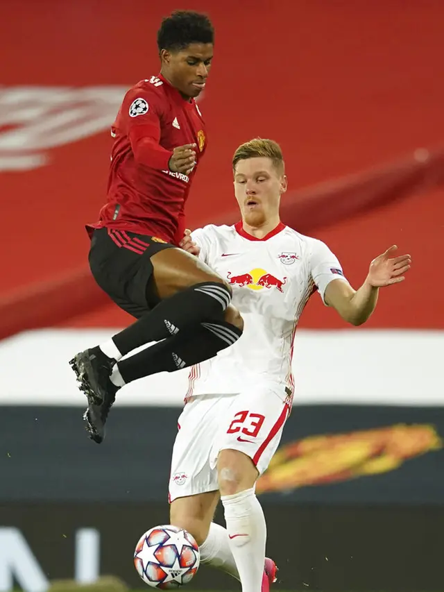 FOTO: Rashford Cetak Hattrick, MU Bungkam RB Leipzig 5-0 di Old Trafford