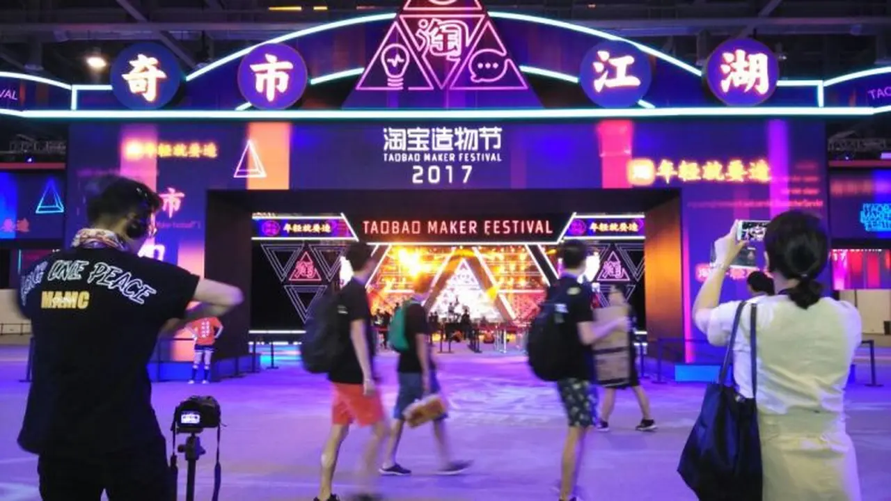 Alibaba Group, salah satu perusahaan e-commerce terbesar di dunia menggelar pameran Taobao Maker Festival. (Zulfi/Liputan6.com)