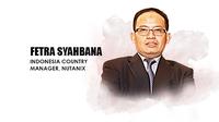 Fetra Syahbana, Indonesia Country Manager, Nutanix. Liputan6.com/Abdillah