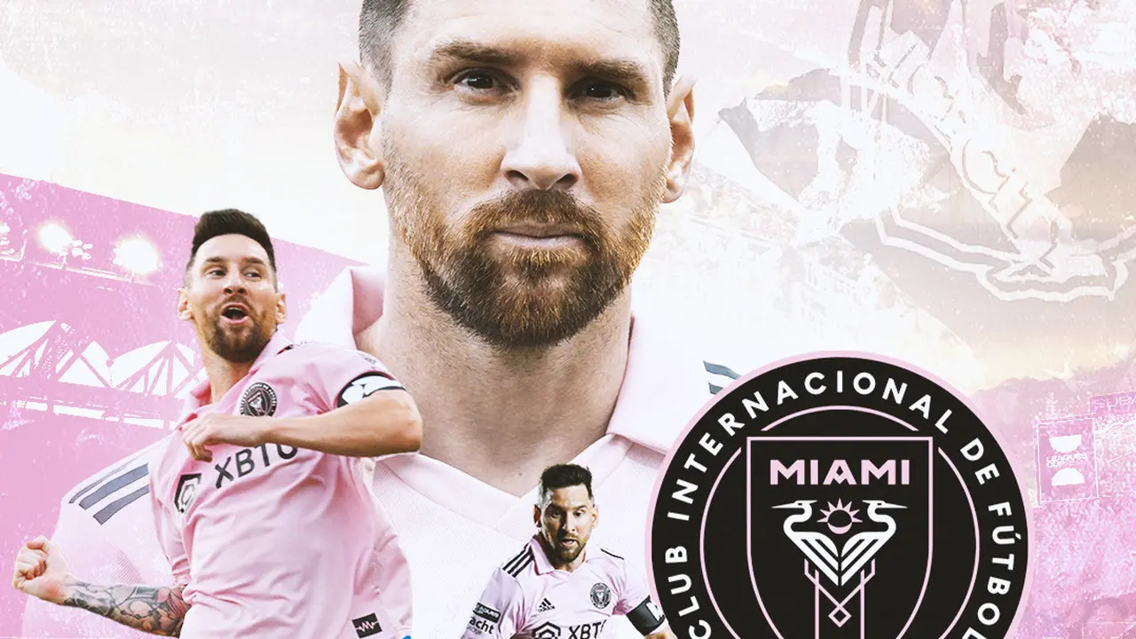 Inter Miami - Ilustrasi Lionel Messi