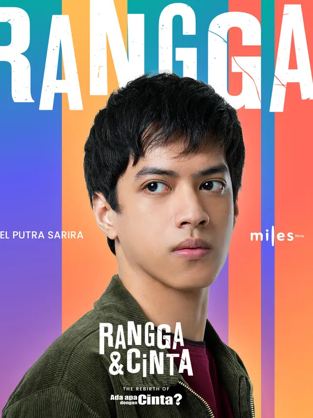 El Putra Sarira pemeran Rangga di film "Rangga & Cinta"