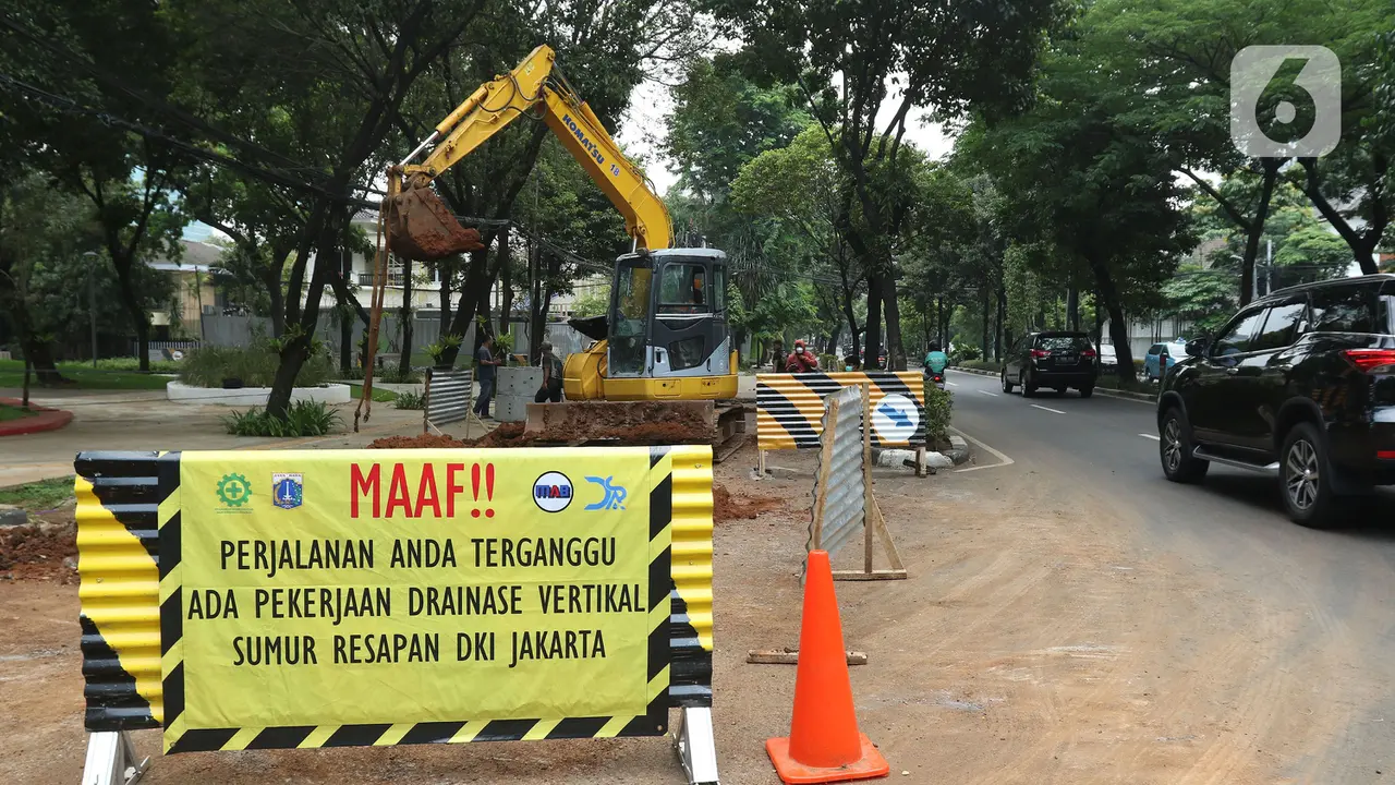 Pengerjaan Sumur Resapan di Kebayoran Baru