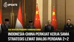 Menteri Luar Negeri China Wang Yi dan Menteri Pertahanan China Dong Jun melakukan dialog bersama Menteri Luar Negeri RI Sugiono dan Menteri Pertahanan RI Sjafrie Sjamsoeddin. Dialog bersama ini disebut sebagai pertemuan perdana ‘2+2’ antara mente...