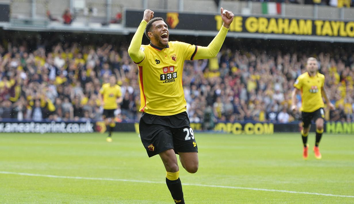 Penyerang Watford, Etienne Capoue hingga pekan keempat Premier League telah mengoleksi 3 gol untuk timnya. (Reuters/Hannah McKay)