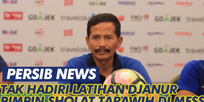 VIDEO: Tak Pimpin Latihan, Djanur Pimpin Tarawih di Mes Persib