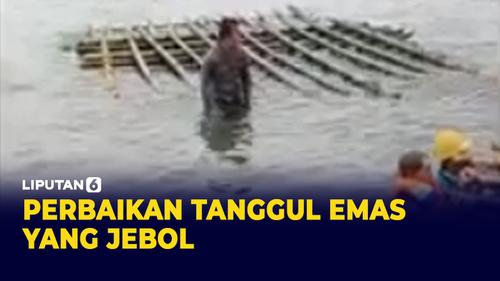 VIDEO: Tanggul Tanjung Emas Terus diperbaiki